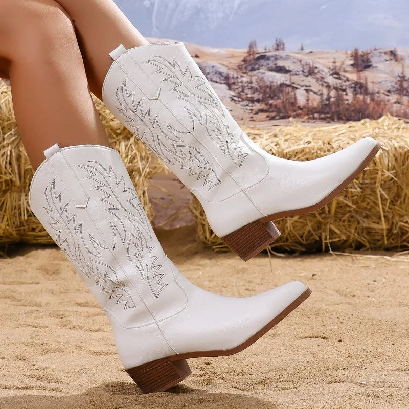 Jacqueline | Women's Embroided Western Cowboy Boots