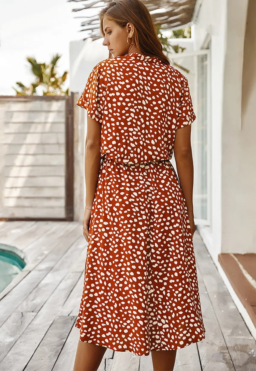 Smilla | Women's Casual Printed Shirtdress