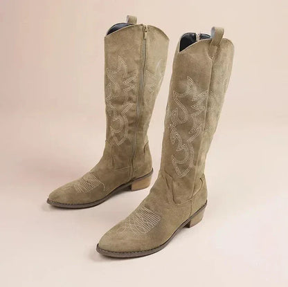 Vivika | Women’s Classic Knee High Cowboy Boots