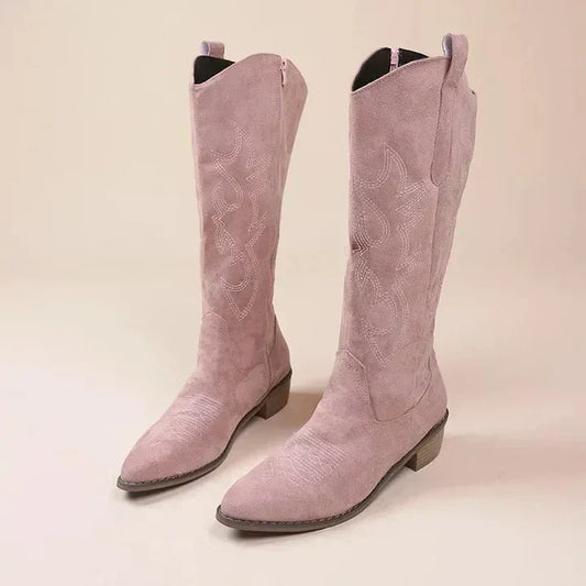 Vivika | Women’s Classic Knee High Cowboy Boots