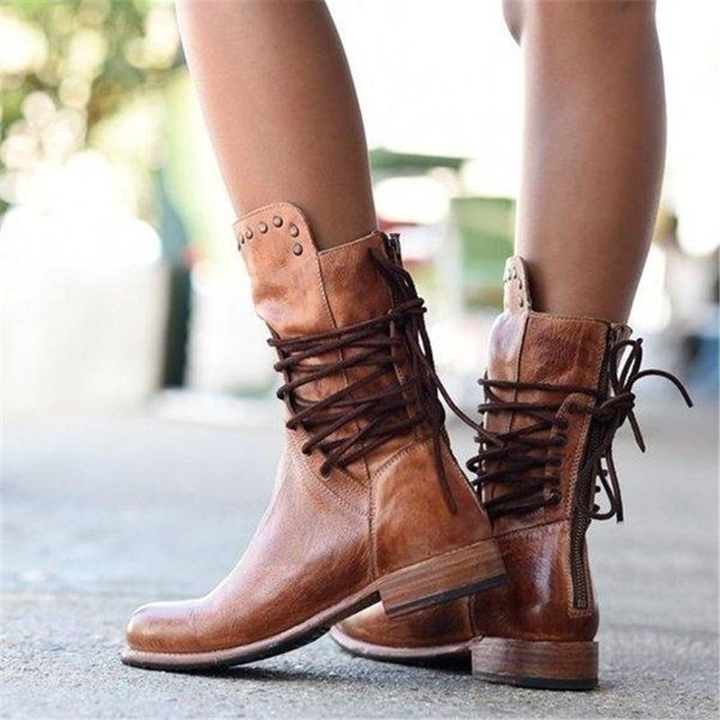 Lexi | Women's Casual Orthopedic Low Block Heel Boots