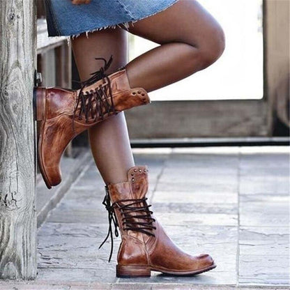 Lexi | Women's Casual Orthopedic Low Block Heel Boots