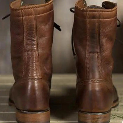 Adrianna | Women's High-Top Lace-Up Ankle Boots