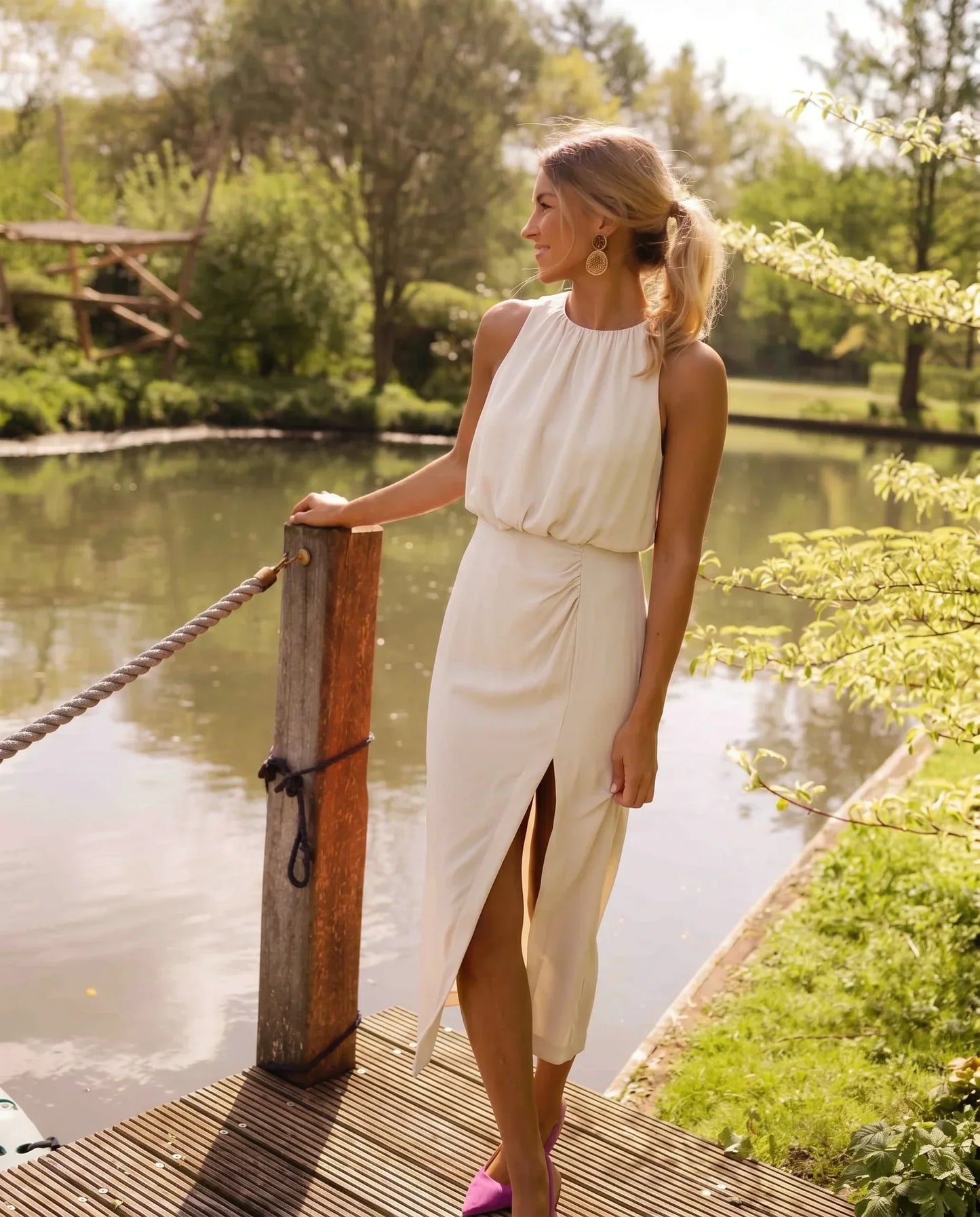 Desiree | Women's Elegant Sleeveless Summer Dress
