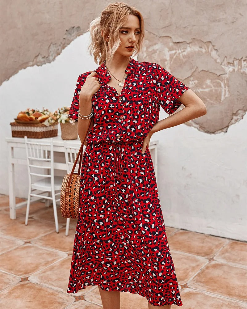 Smilla | Women's Casual Printed Shirtdress