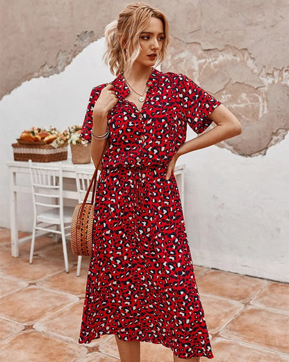Smilla | Women's Casual Printed Shirtdress