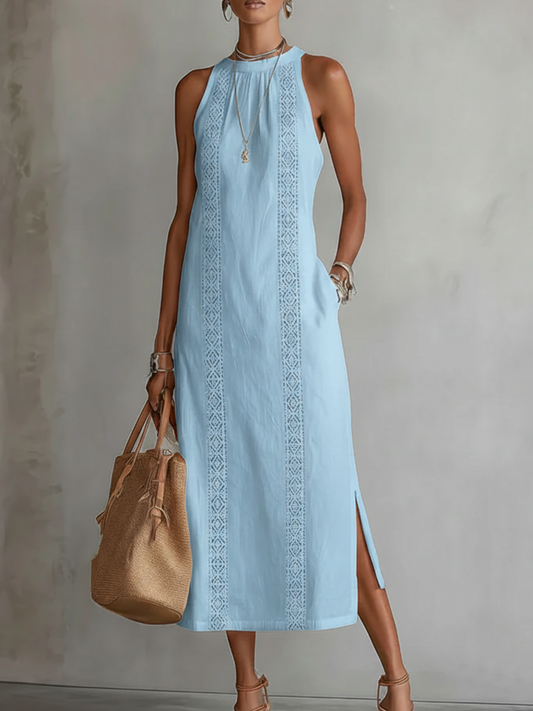 Priscilla | Women's Summer Embroided Maxi Dress