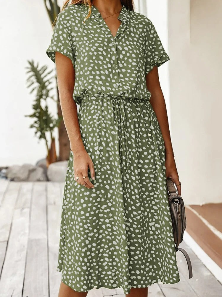 Smilla | Women's Casual Printed Shirtdress