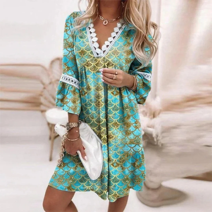 Rhea | Women's Summer Boho Midi Dress
