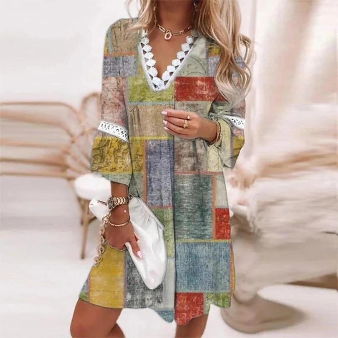 Rhea | Women's Summer Boho Midi Dress