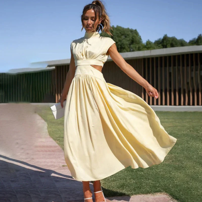 Elina | Women's Summer Waist Cut Wedding Guest Dress