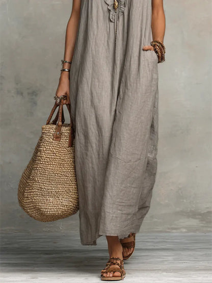 Tanja | Women's Summer Ruffled Maxi Dress