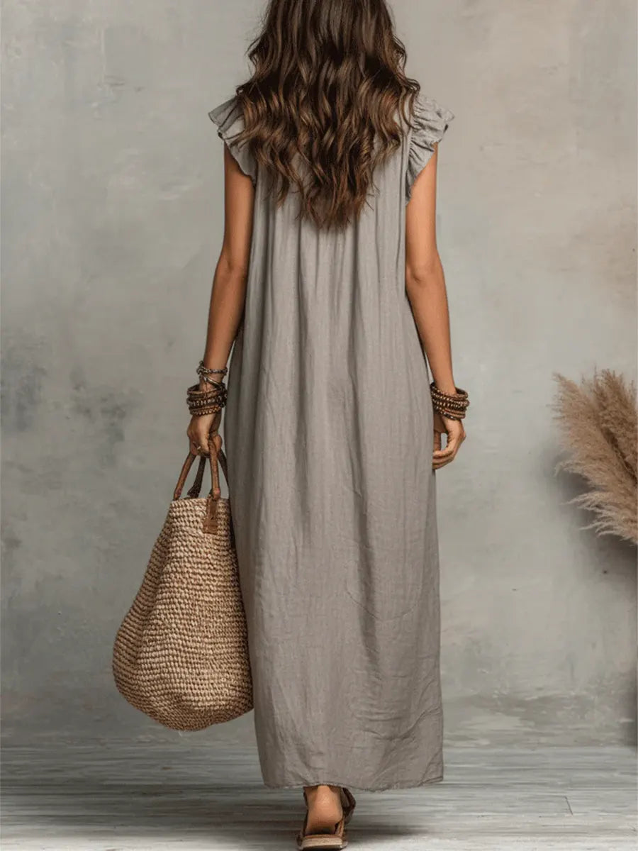 Tanja | Women's Summer Ruffled Maxi Dress