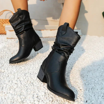 Jasmine | Women's Mid Calf Western Cowboy Boots