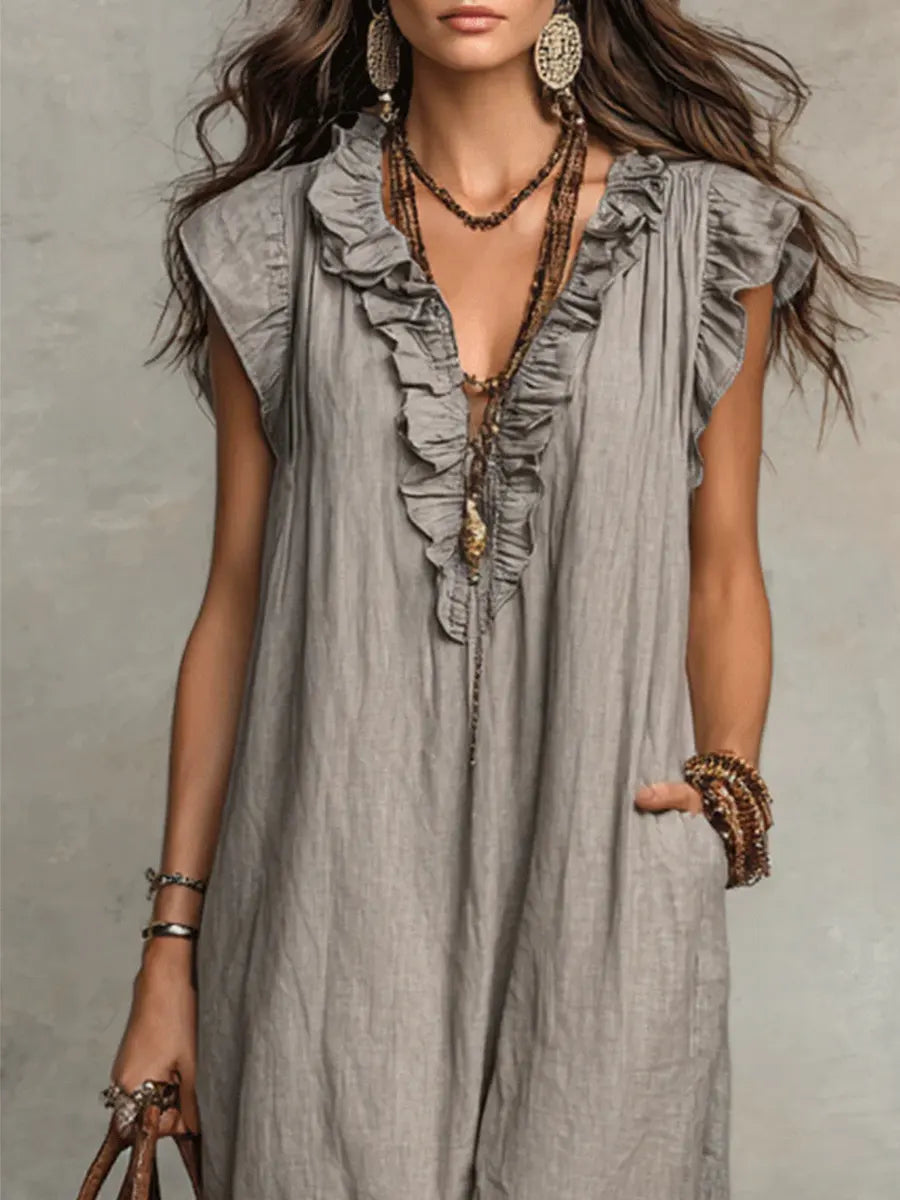 Sienna | Women's Summer Ruffle Maxi Dress