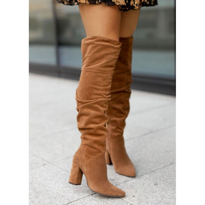 Tilly | Women's Pointed Toe Knee High Heel Boots