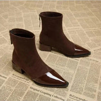 Amelia | Women's Elegant Block Heel Ankle Boots