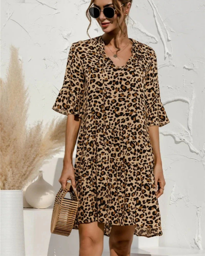 Verena | Women's Sommer Puffed Sleeves Dress