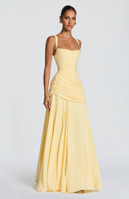 Alison | Women's Elegant Maxi Wedding Guest Dress