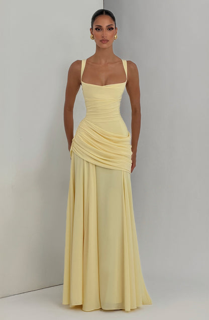 Alison | Women's Elegant Maxi Wedding Guest Dress