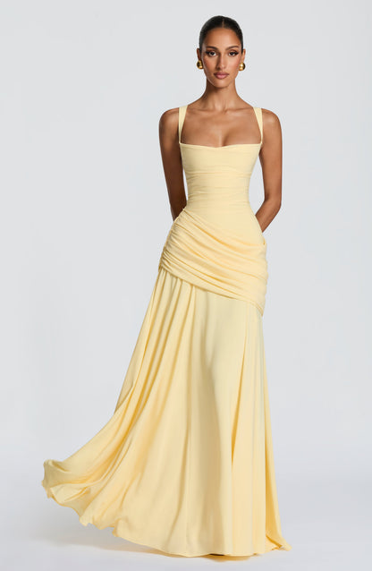 Alison | Women's Elegant Maxi Wedding Guest Dress