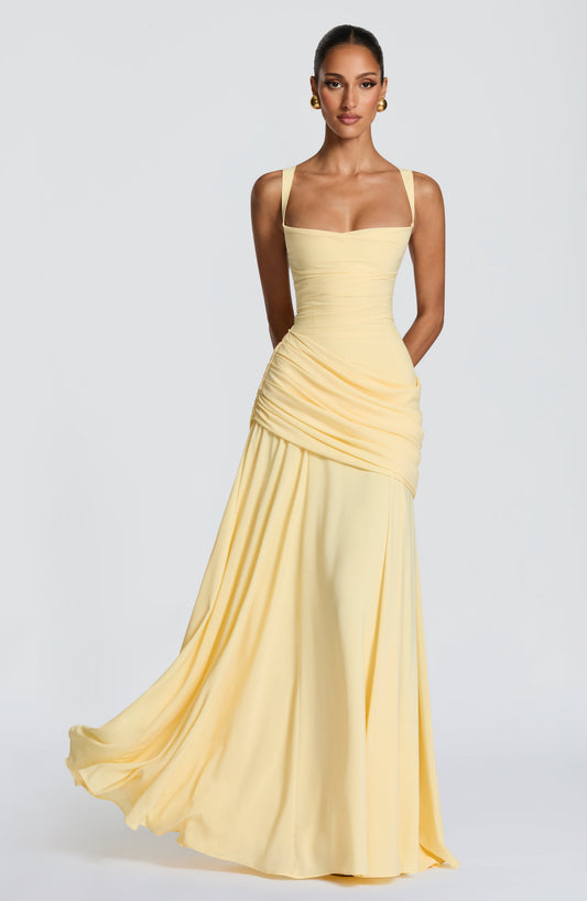 Alison | Women's Elegant Maxi Wedding Guest Dress