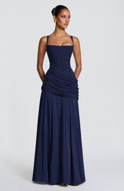Alison | Women's Elegant Maxi Wedding Guest Dress
