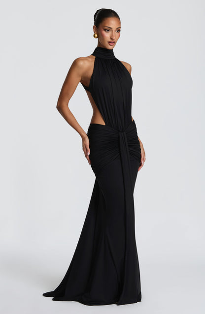Hannah | Women's Halterneck Maxi Summer Dress