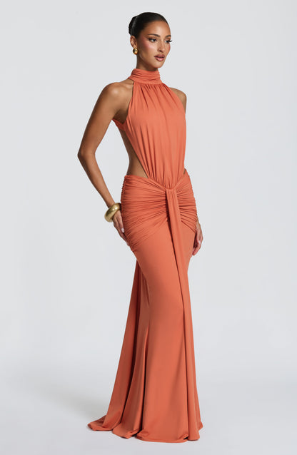 Hannah | Women's Halterneck Maxi Summer Dress