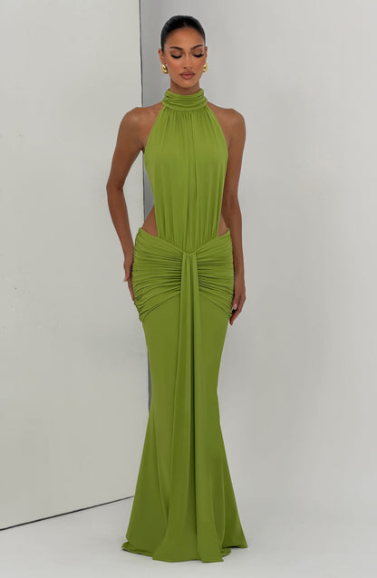 Hannah | Women's Halterneck Maxi Summer Dress