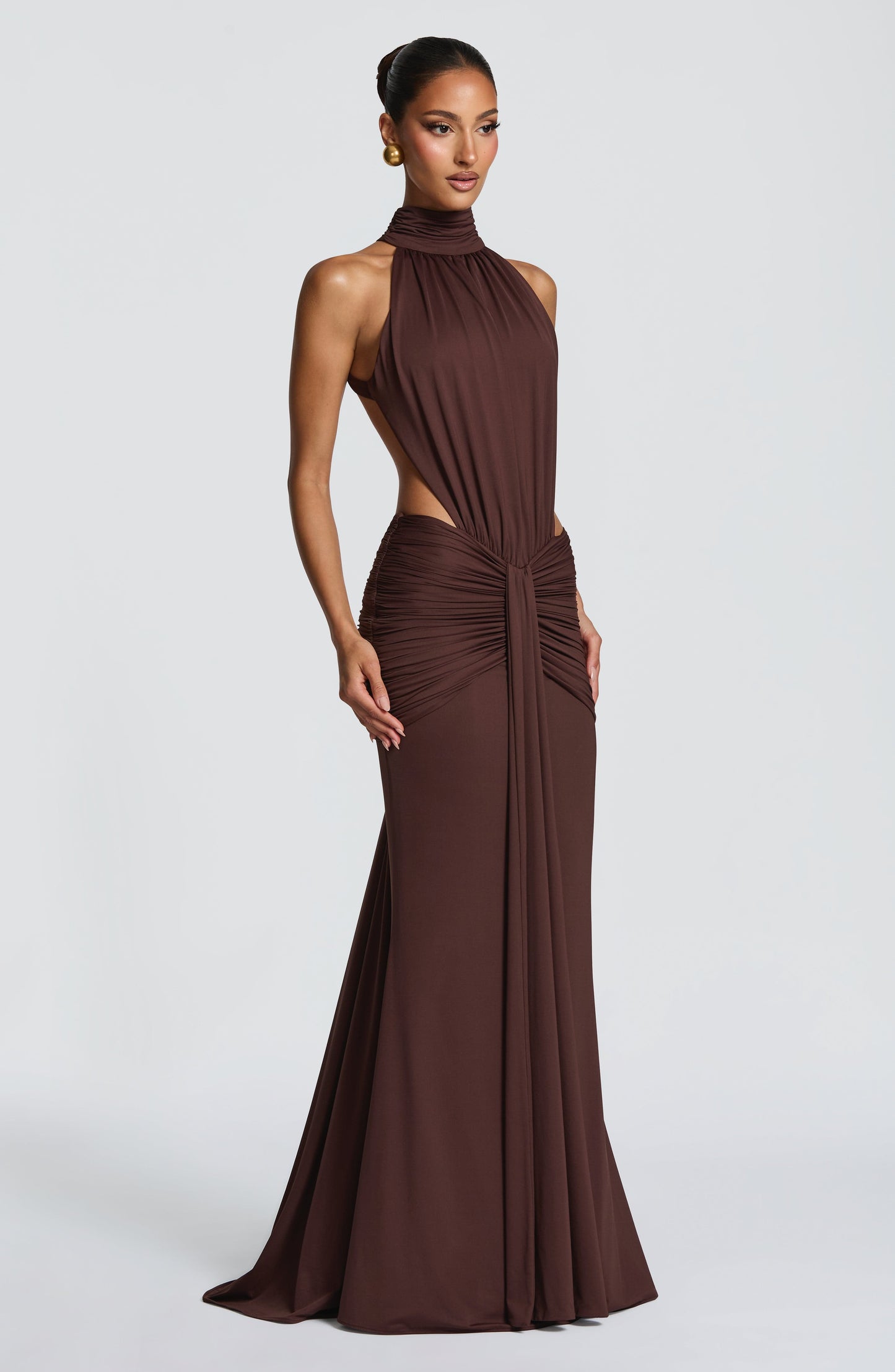 Hannah | Women's Halterneck Maxi Summer Dress
