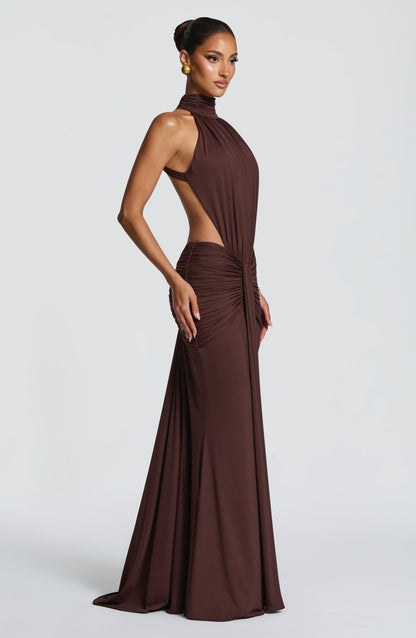 Hannah | Women's Halterneck Maxi Summer Dress