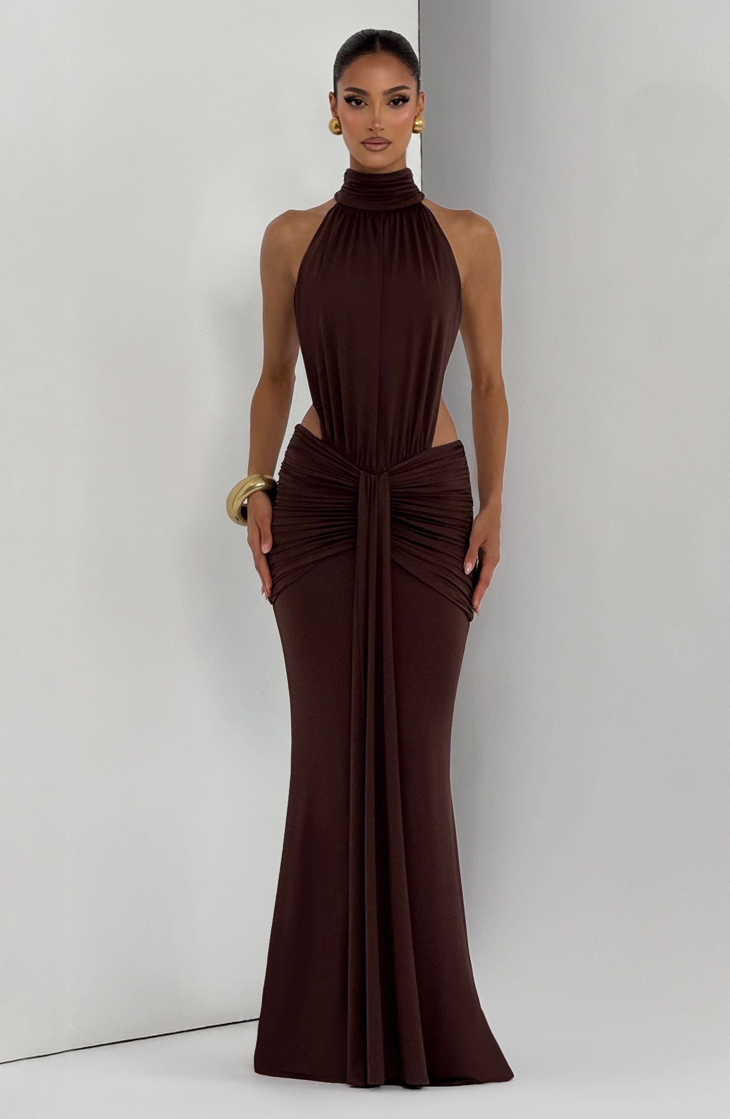 Hannah | Women's Halterneck Maxi Summer Dress