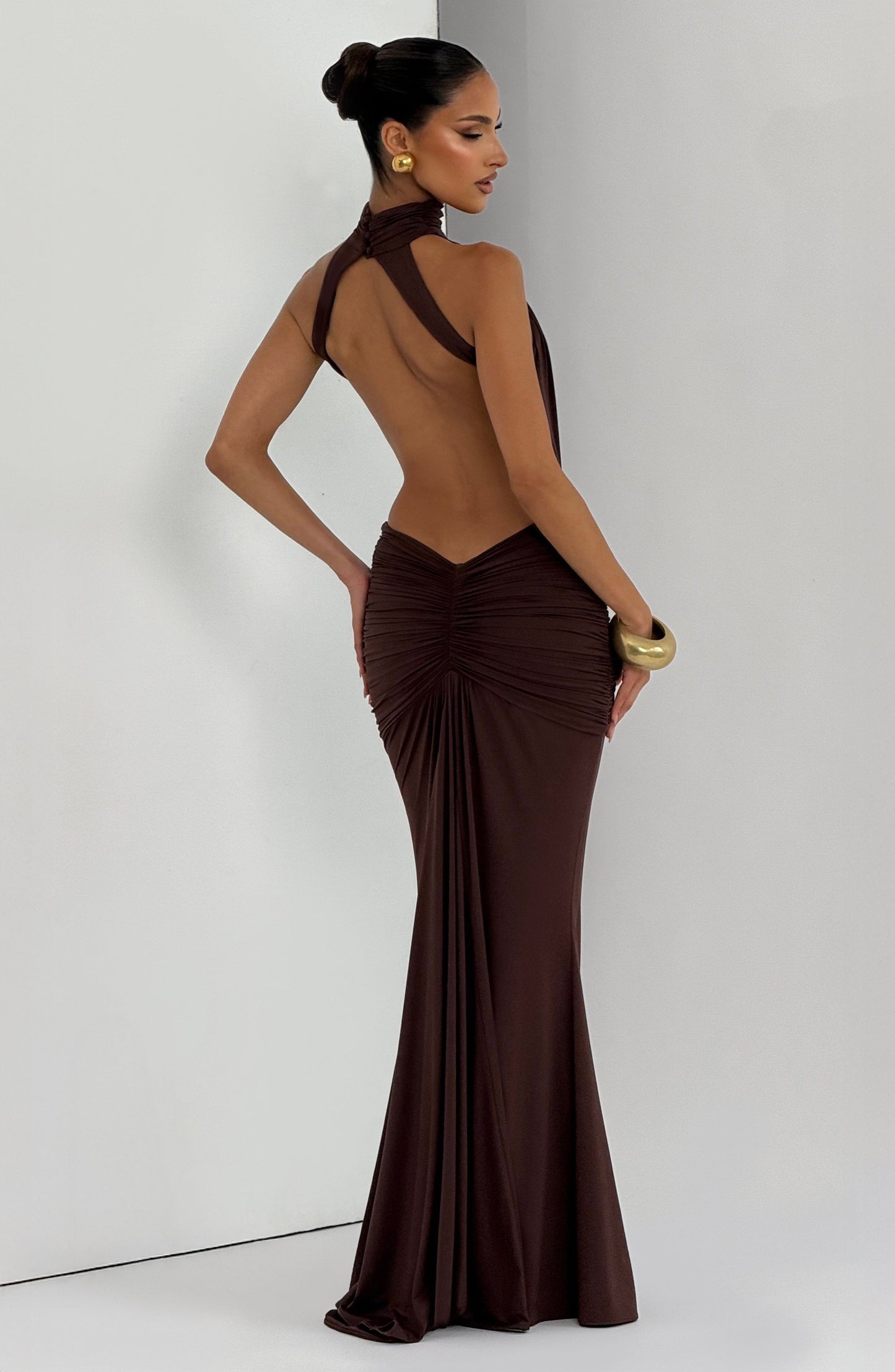 Hannah | Women's Halterneck Maxi Summer Dress