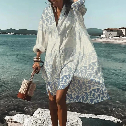 Raya | Women's Summer Printed Midi Dress