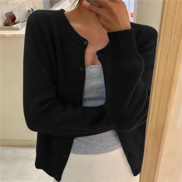 Brigitte | Women's Comfort Button Closure Cardigan