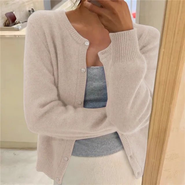 Brigitte | Women's Comfort Button Closure Cardigan