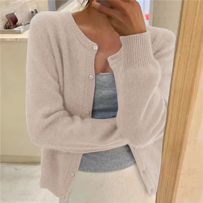 Brigitte | Women's Comfort Button Closure Cardigan
