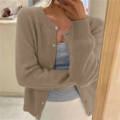 Brigitte | Women's Comfort Button Closure Cardigan