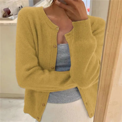 Brigitte | Women's Comfort Button Closure Cardigan