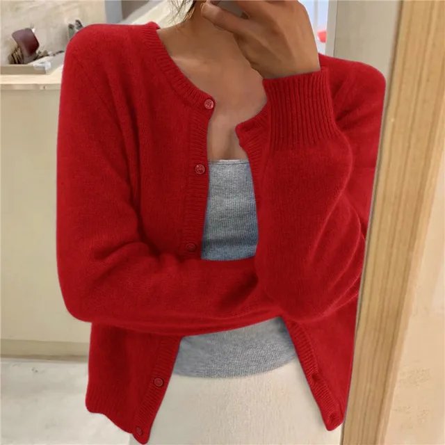 Brigitte | Women's Comfort Button Closure Cardigan