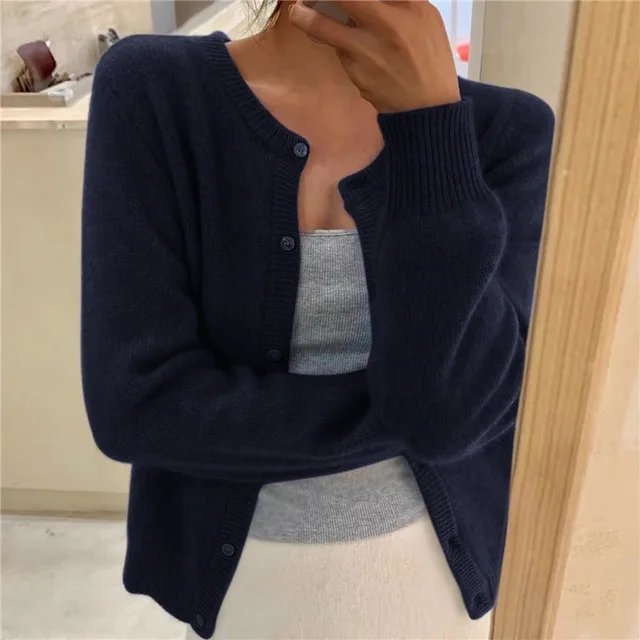 Brigitte | Women's Comfort Button Closure Cardigan