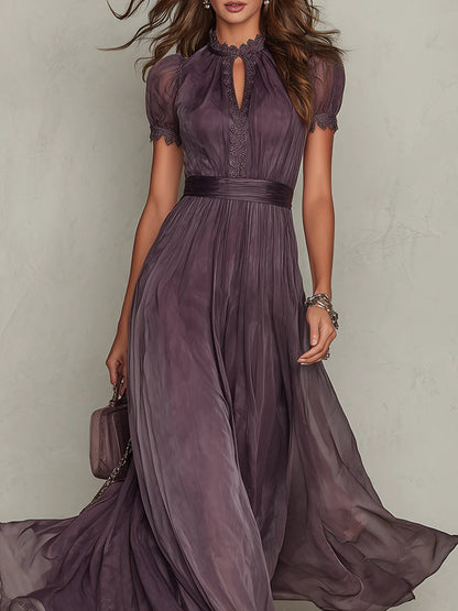 Natalie | Women's Elegant Gathered Maxi Dress